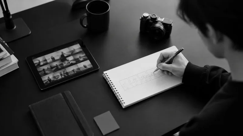 简洁的影像创作桌面